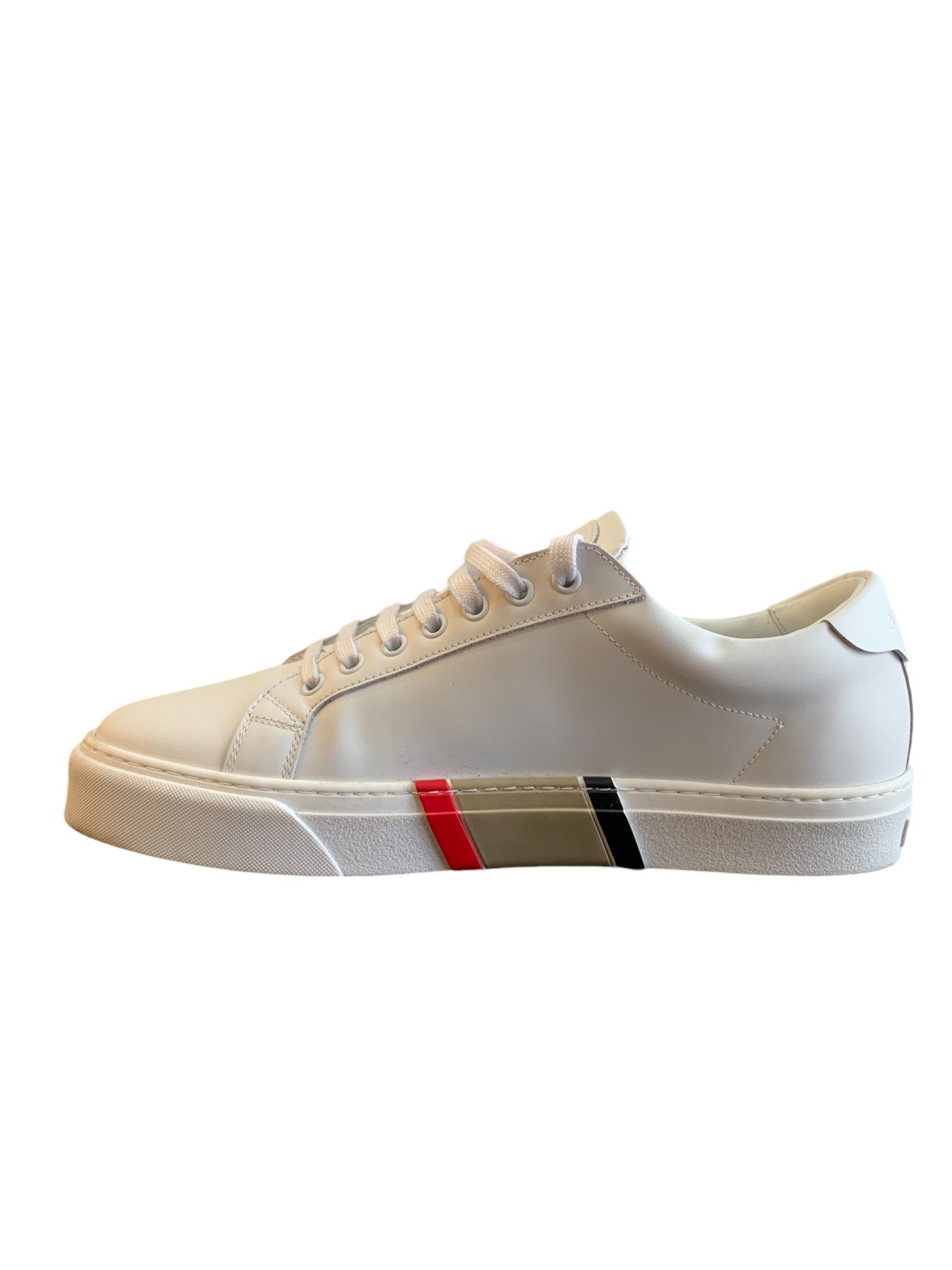 Burberry sneakers in pelle colore bianco misura 43 - AgeVintage