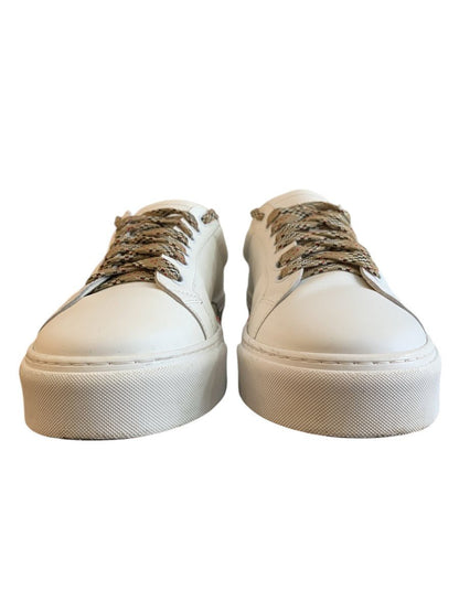 Burberry sneakers misura 41 in pelle colore bianco - AgeVintage