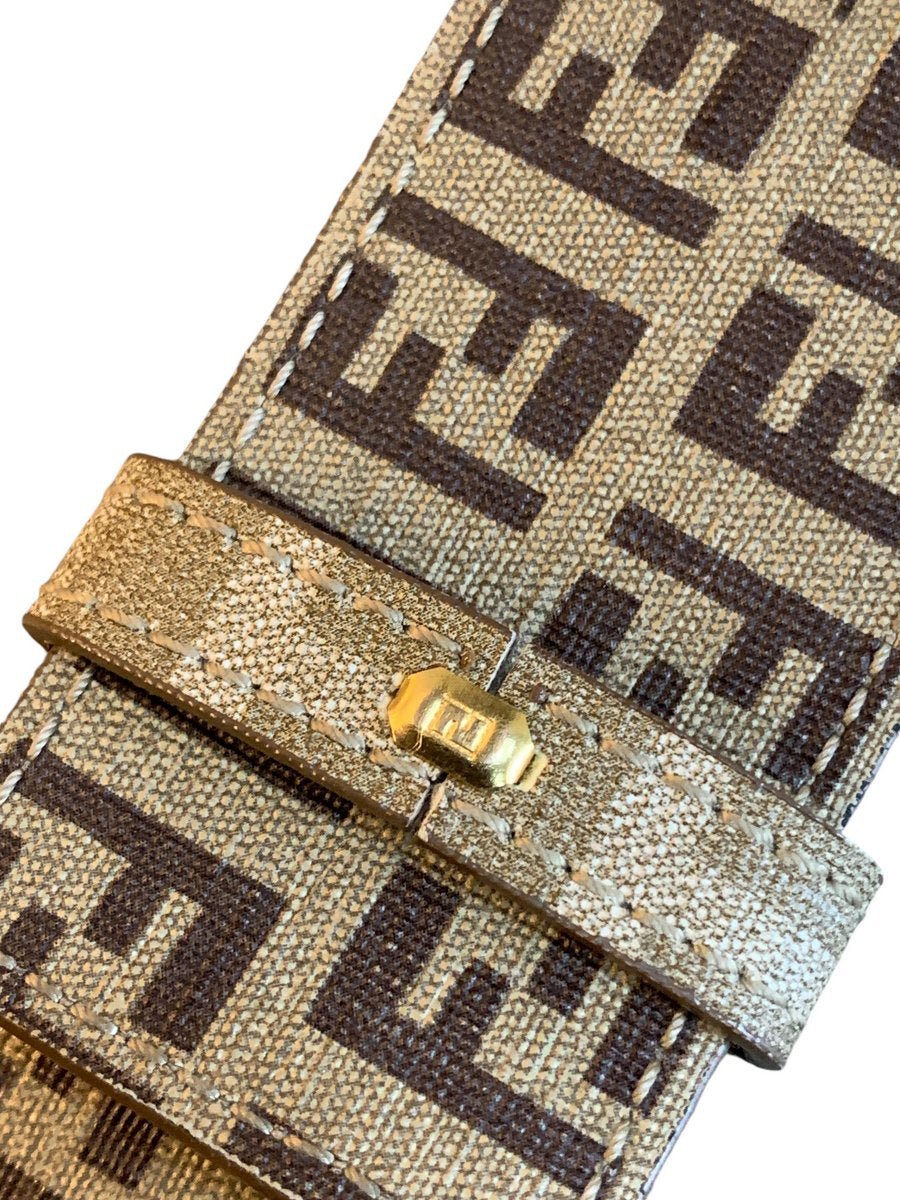 Fendi cintura douyble - face mis. 100 in tela monogram - AgeVintage