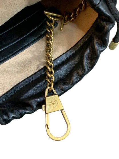 Gucci borsa a secchiello Marmont colore nera - AgeVintage