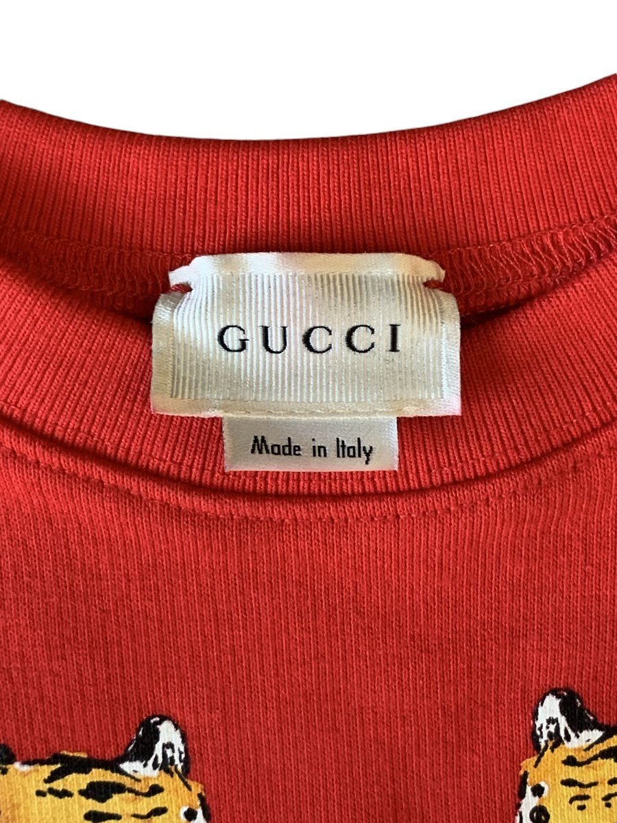 Gucci felpa tg. 4 anni colore rosso - AgeVintage