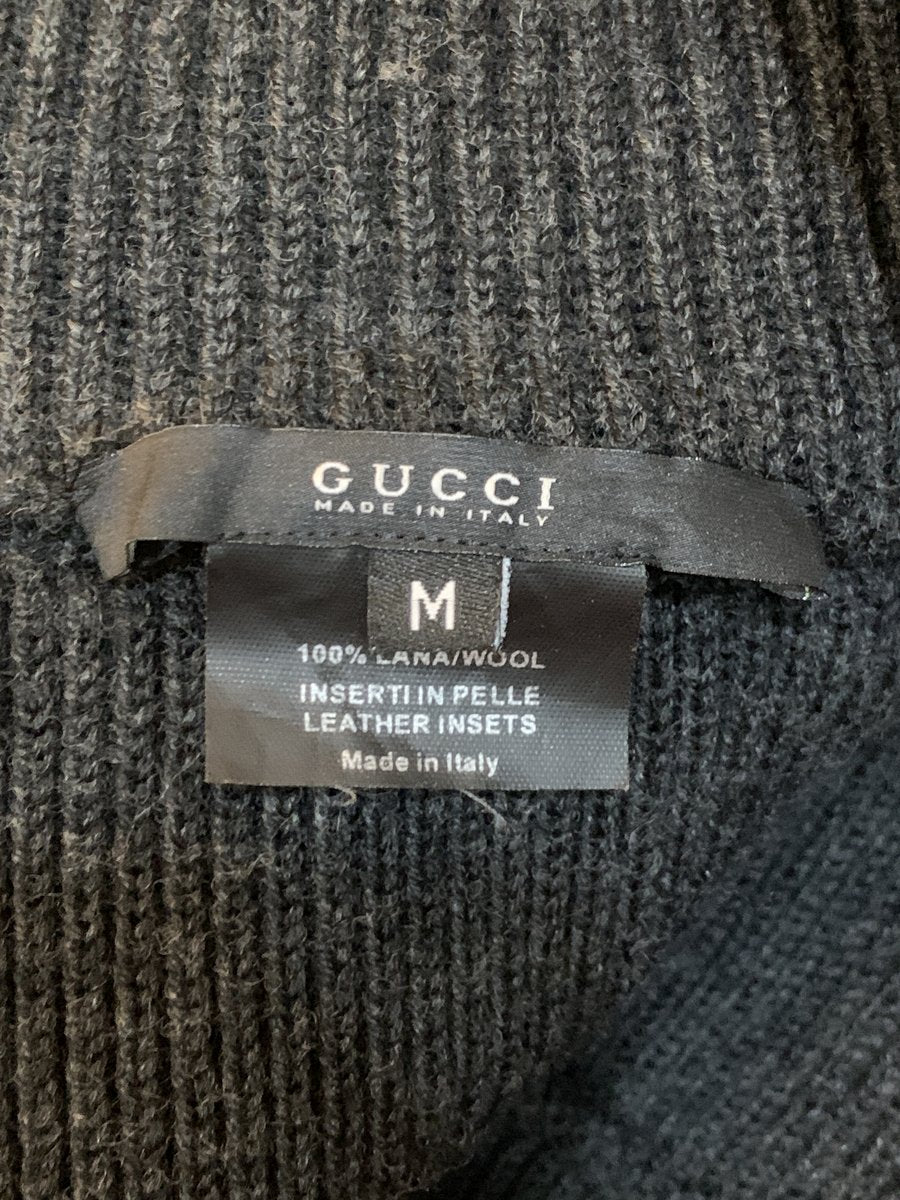 Gucci giubbino in scamosciato e lana taglia M - AgeVintage