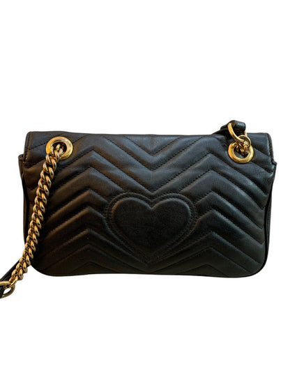 Gucci Marmont in pelle colore nera - AgeVintage