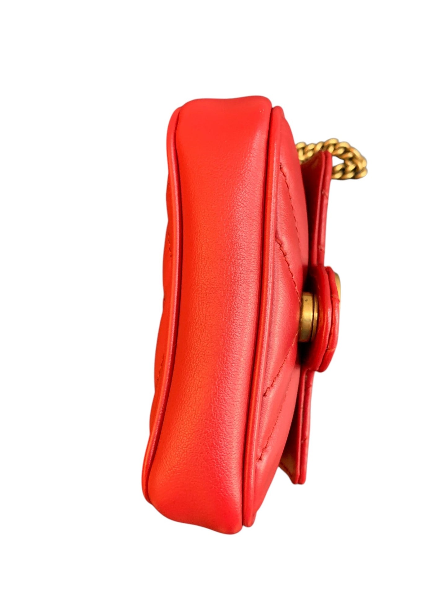 GUCCI Pochette a catena in pelle rossa 575161 - AgeVintage