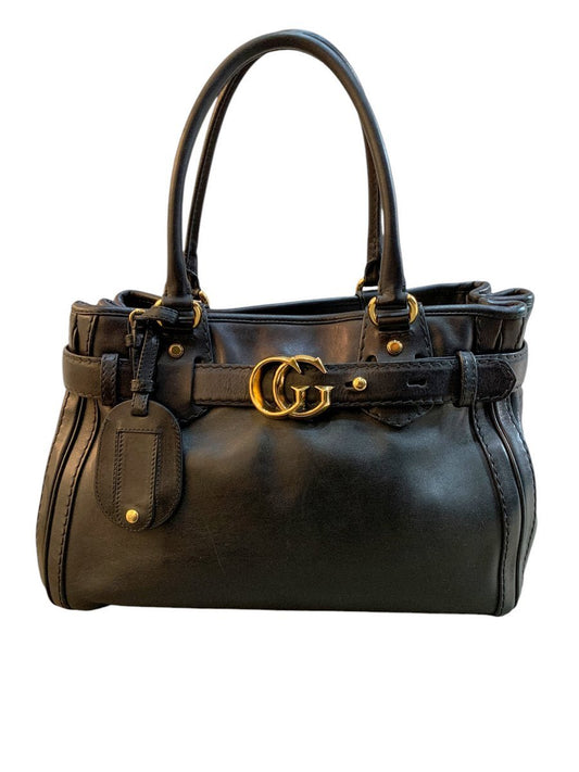 Gucci running borsa in pelle colore nera - AgeVintage