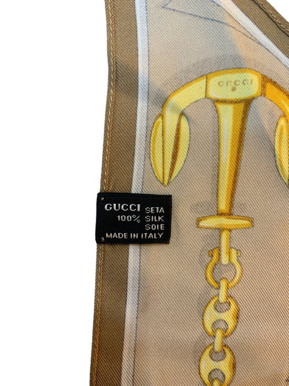 Gucci sciarpetta scaldacollo in seta - AgeVintage