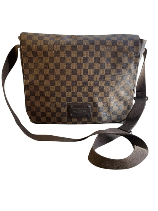 Louis Vuitton Brooklin GM damier ebene tracolla - AgeVintage