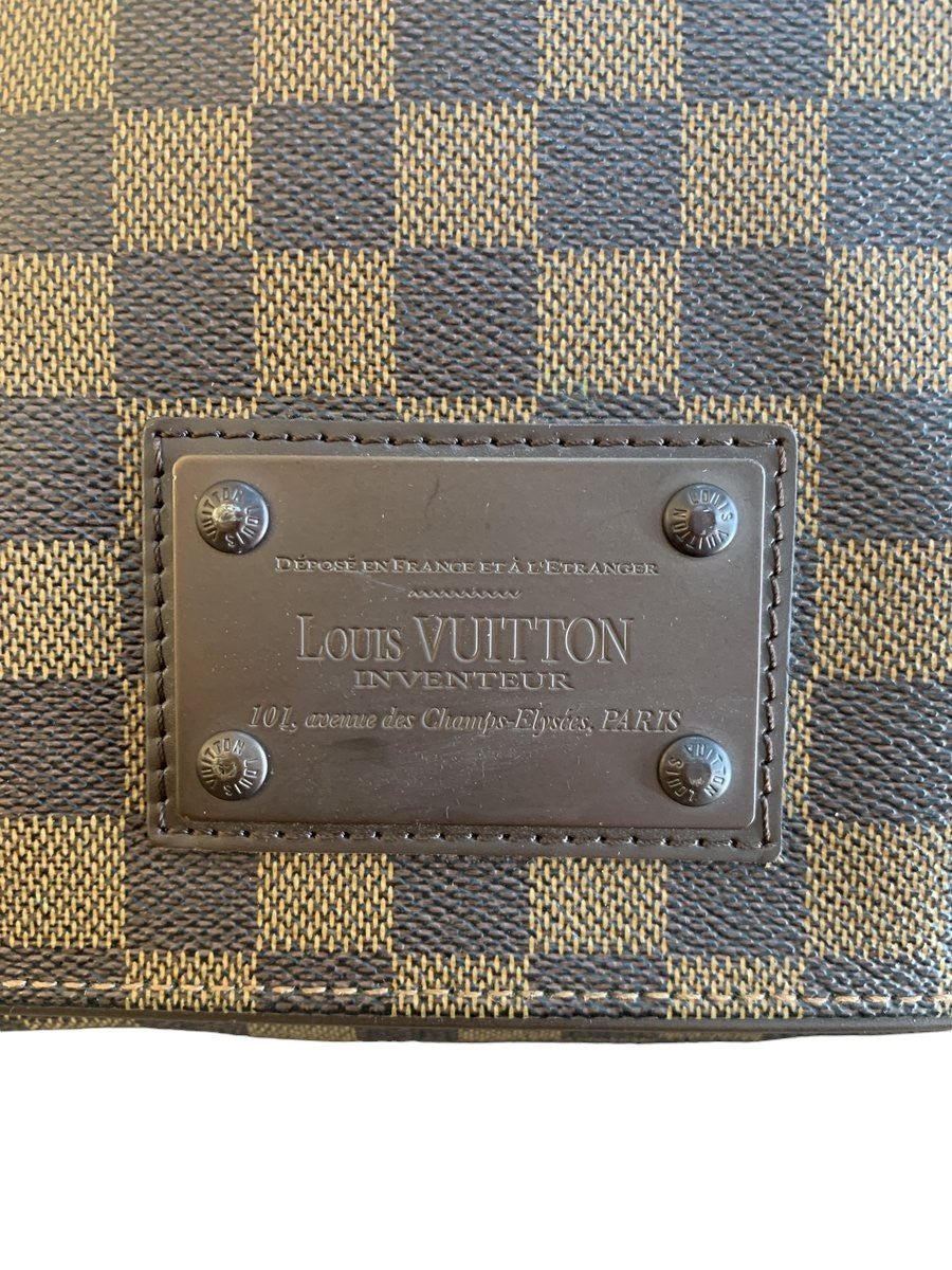 Louis Vuitton Brooklin GM damier ebene tracolla - AgeVintage