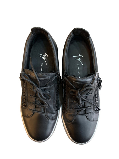 Giuseppe Zanotti Nicki scarpe in pelle con gomma in argento - AgeVintage